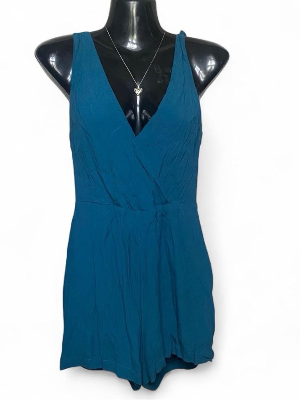 Urban Outfitters Teal Blue Short Romper